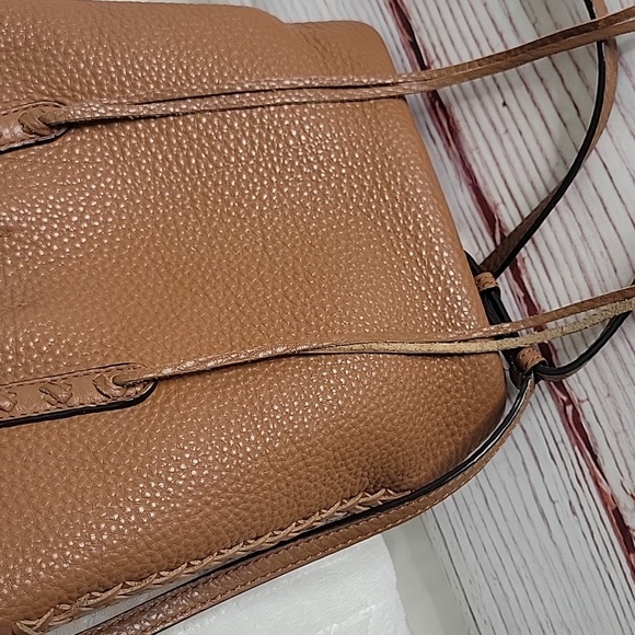 REBECCA MINKOFF Pebble Grained Brown Small Leather Crossbody Bag - Picture 8 of 12